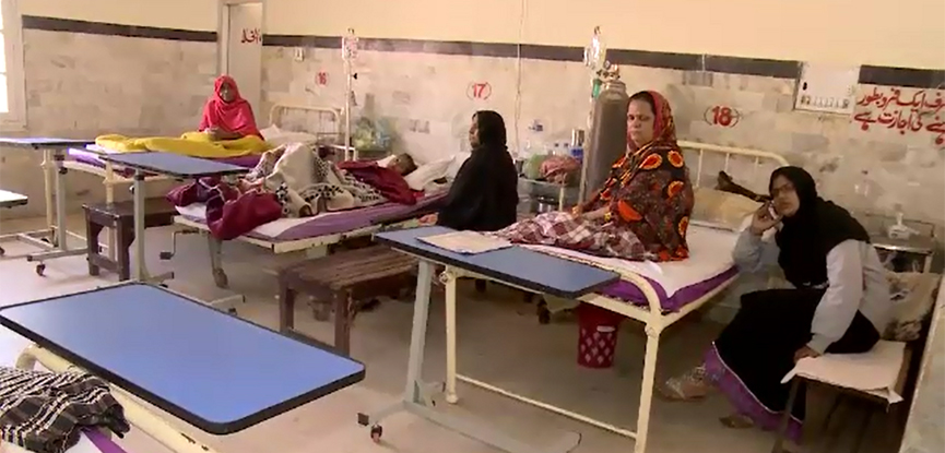 Another 300 affected by mysterious disease hospitalized in Karachi