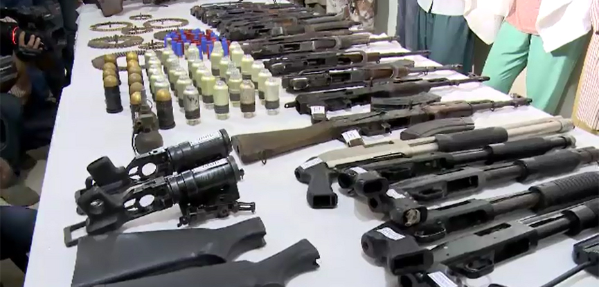 Huge cache of weapons seized in Karachi