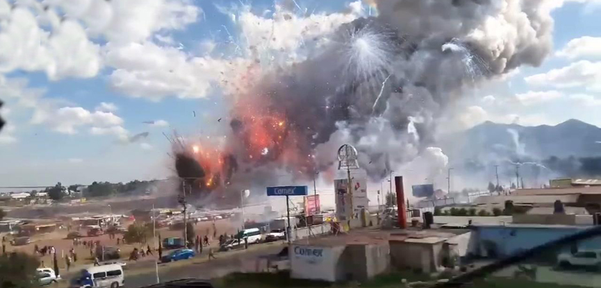 Mexico fireworks market blast kills at least 29, hurts scores