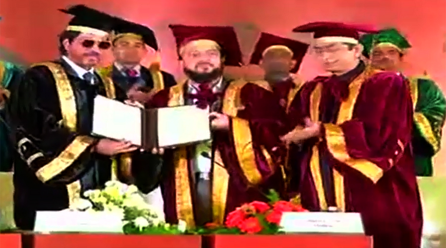 Bollywood superstar Shah Rukh Khan conferred with honorary doctorate