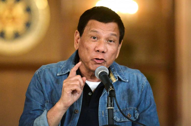 Philippines' Duterte fires interior minister over corruption allegations