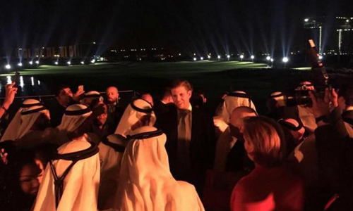 Trump sons open Dubai golf course, praise U.S. ally