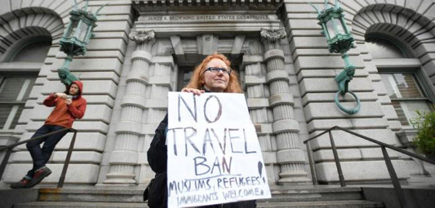 In setback for Trump, US judges reject travel ban