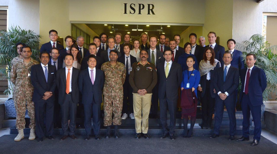 Heli ski team from 12 countries visits ISPR Directorate