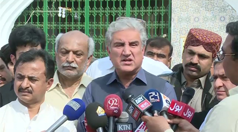 One faction wants to suspend people’s connection with shrines: Shah Mehmood Qureshi