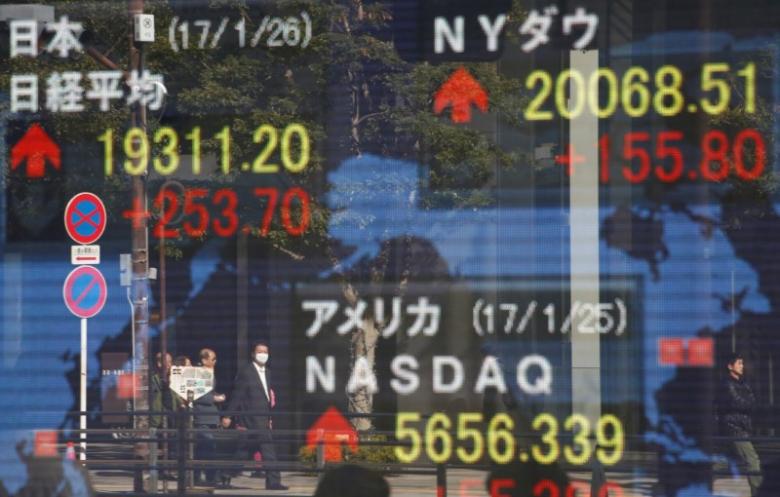 Asian shares at 15-month high, dollar soft on less hawkish Fed