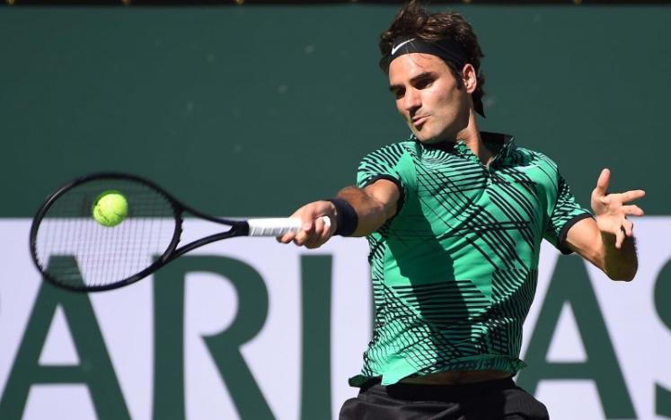 Federer tops Wawrinka in all-Swiss Indian Wells final