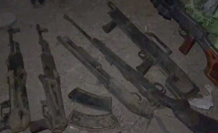 Rangers recovers terrorist weapon stockpile in Karachi