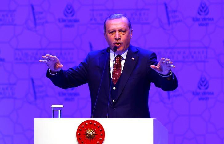 Erdogan says Turkey may hold referendum on EU accession bid