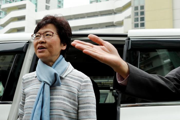 Hong Kong chooses new leader amid political tension