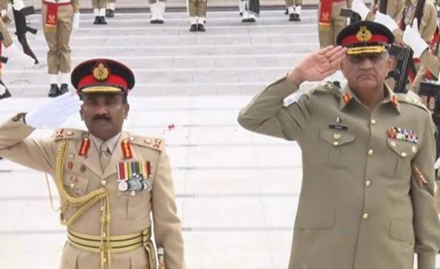 Sri Lankan COAS calls on COAS Gen Qamar Javed Bajwa