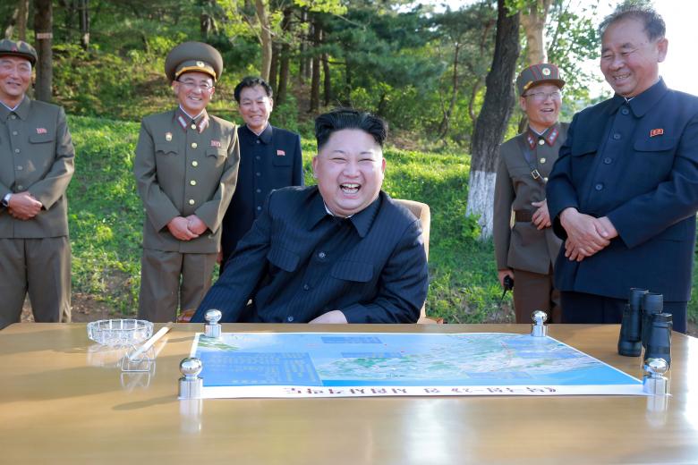 North Korea leader Kim guides test of new anti-aircraft weapon