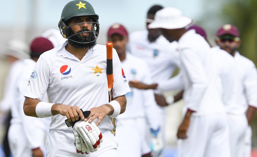 Misbah makes 99 again, Pakistan in strong position against Windies