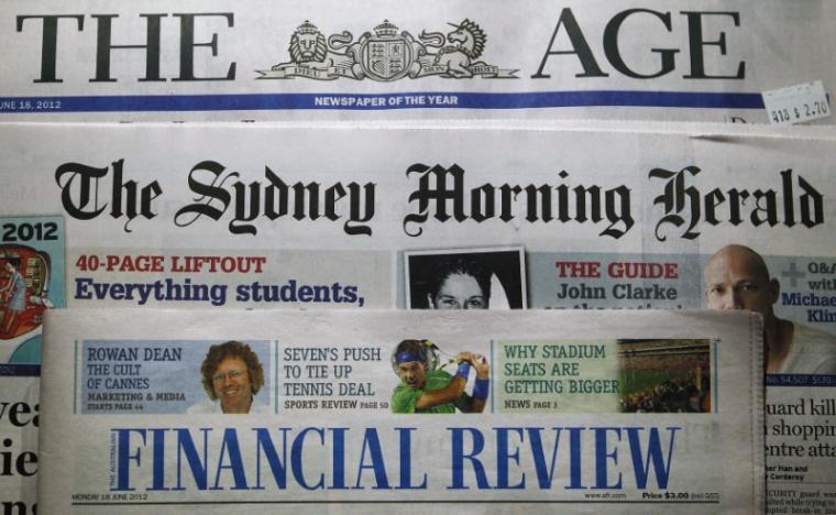 TPG boosts offer for Australia's Fairfax Media, shares leap to six-year high