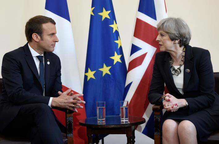 Macron offers Britain's May support in fight against terrorism