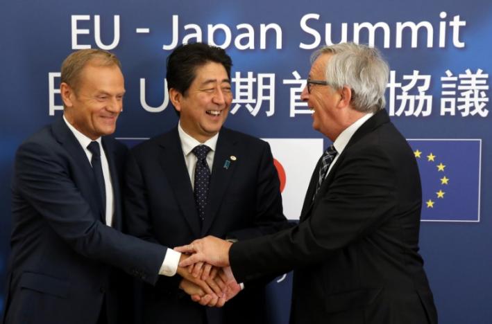 EU, Japan seal free trade in signal to Trump