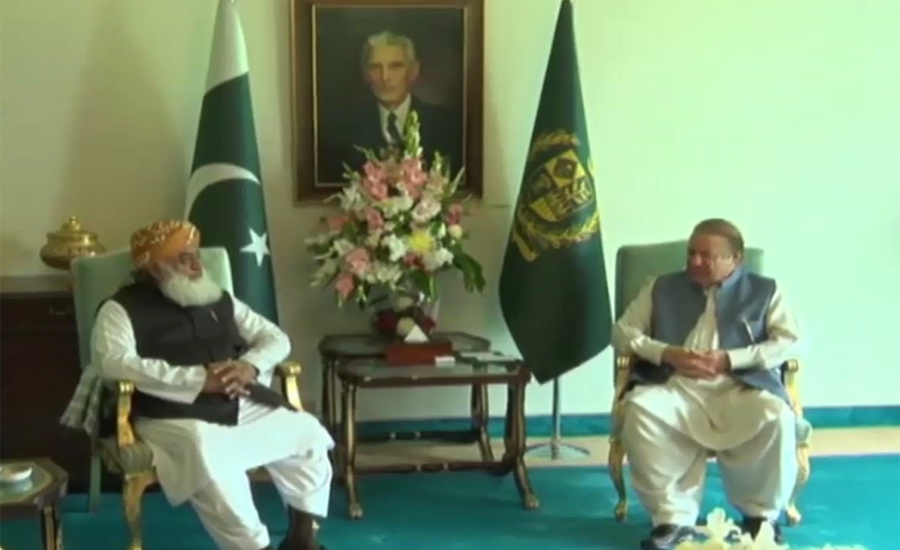 JUI-F chief Maulana Fazalur Rehman meets PM