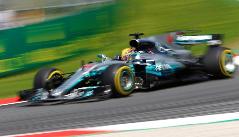 Hamilton on top in Austrian GP practice