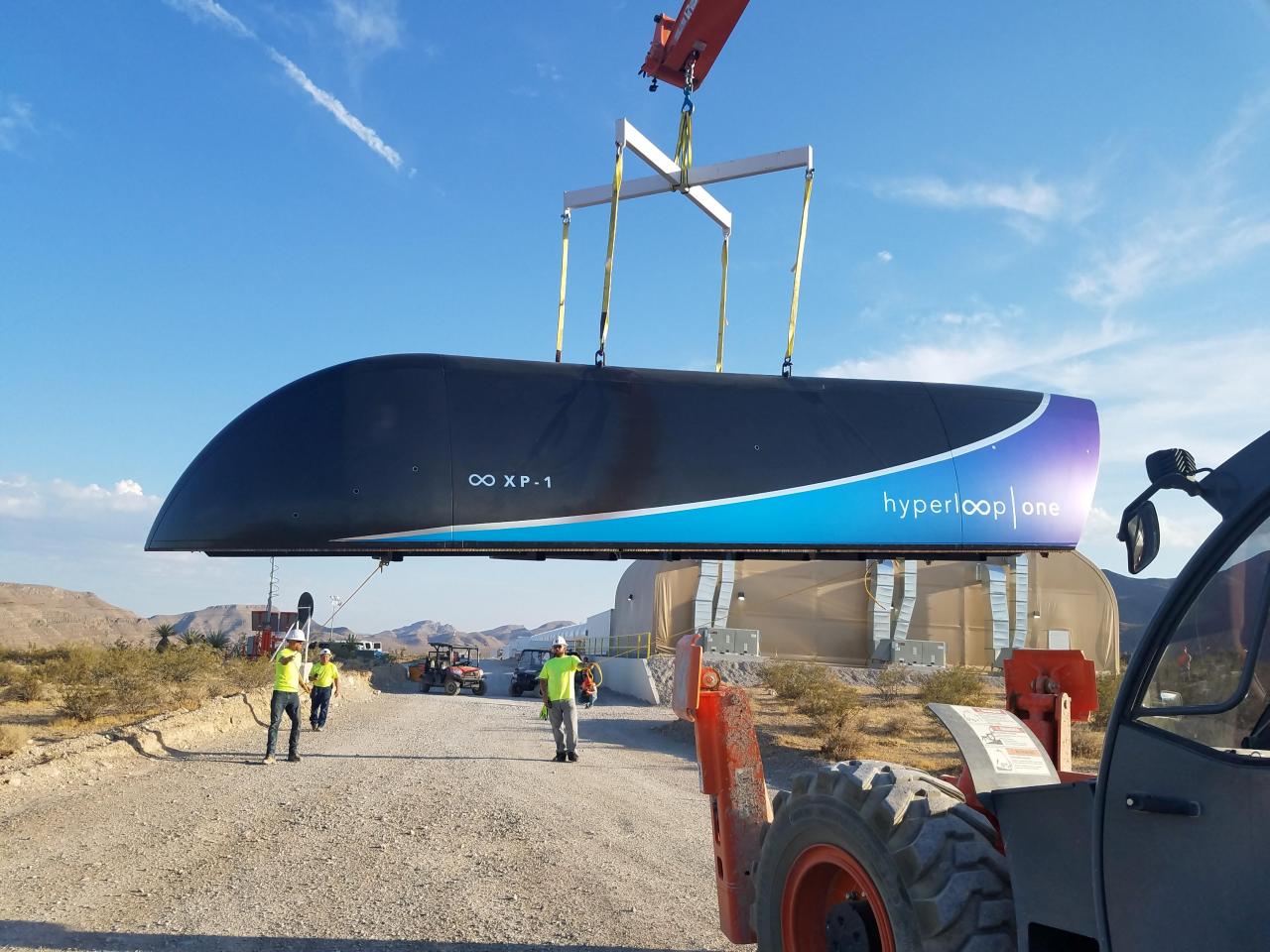 High-speed Hyperloop project ready for key test in Nevada
