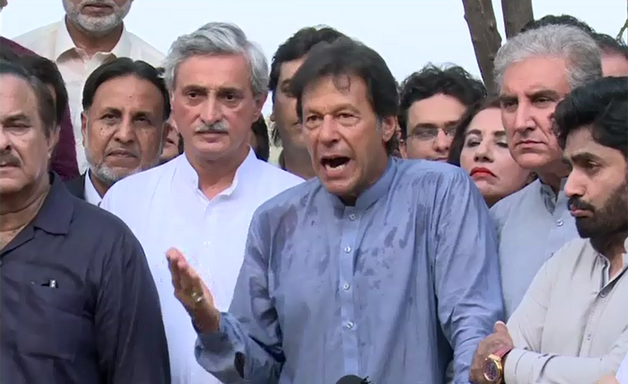 Imran Khan says match is over, PM should immediately resign