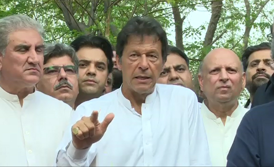 Imran Khan says govt is run on morality basis in democracy