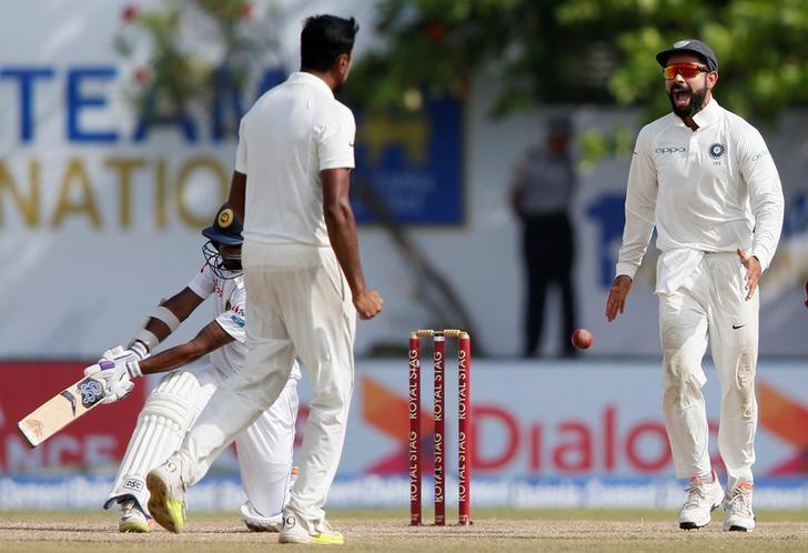 Ashwin, Jadeja complete India's win against Sri Lanka in first Test