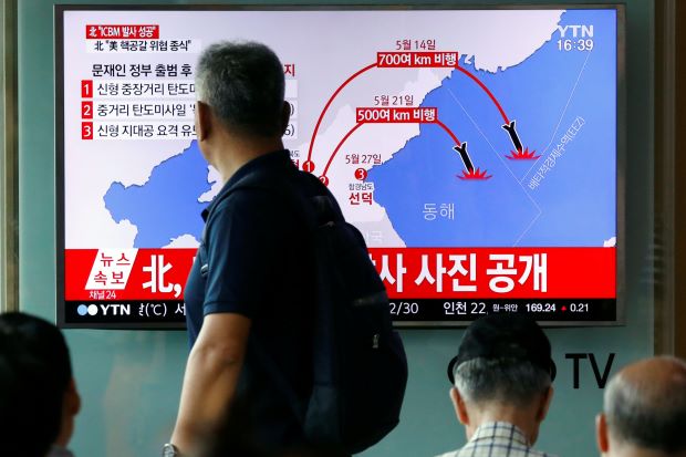 South Korea says North doesn't have ICBM re-entry technology