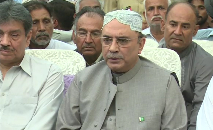 MQM didn’t support us in Senate, says Asif Zardari