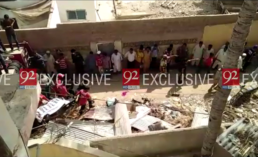 Explosion rocks cosmetics factory in Karachi, sparks fire
