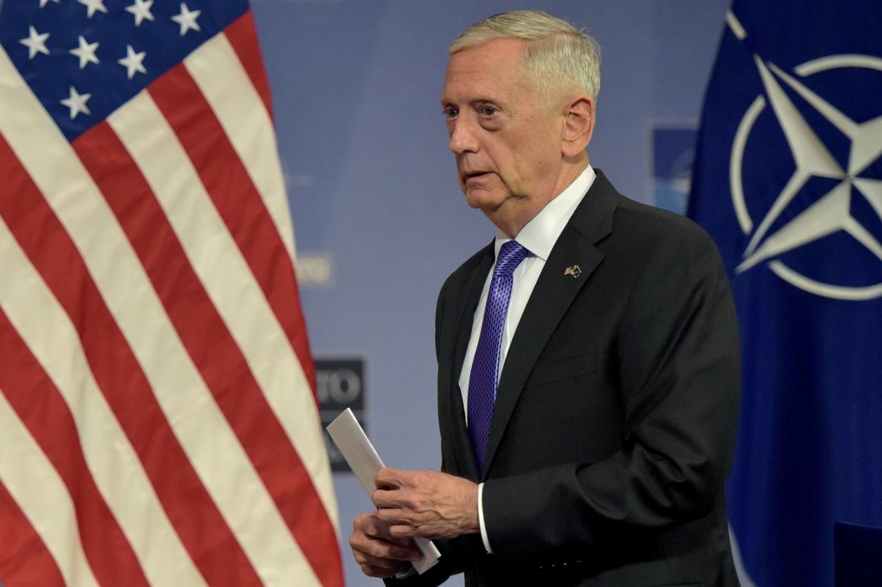 Mattis hints at military options on North Korea but offers no details