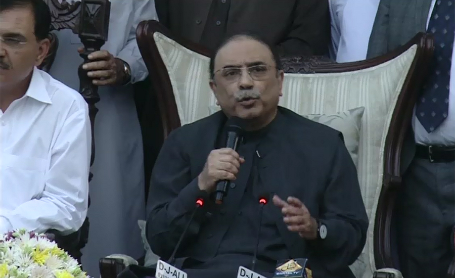 Zardari asks people to beware of Nawaz Sharif, Imran Khan