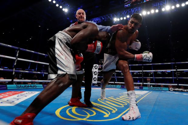 Boxing: Joshua stops Takam in 10th to retain heavyweight crowns