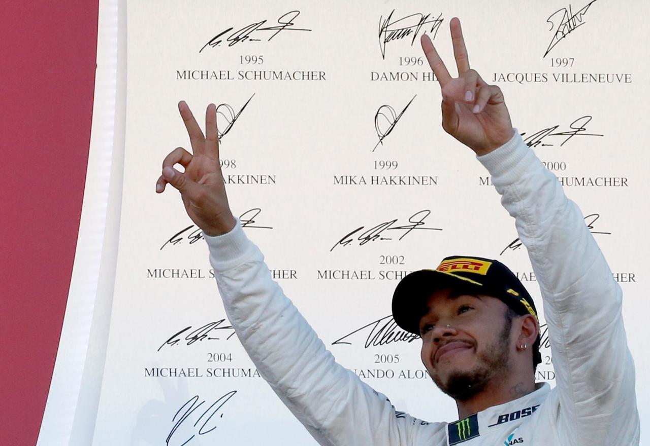 Hamilton on verge of fourth Formula One title