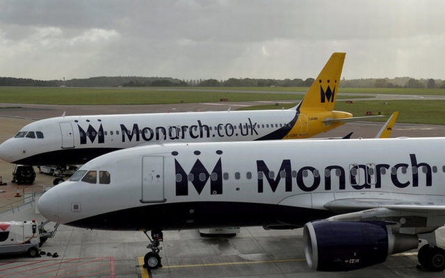 Monarch Airlines goes bust, spoiling holiday plans for many Britons