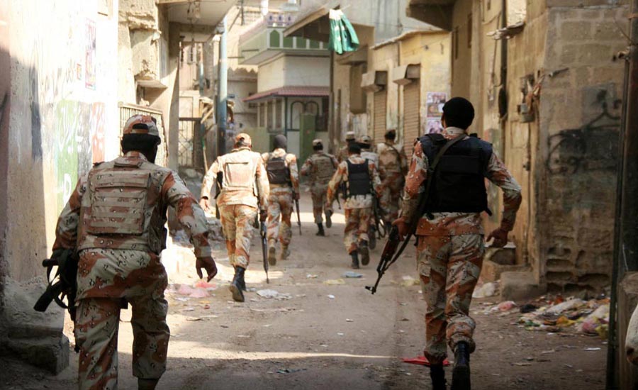 Security forces kill eight terrorists in Karachi shootout