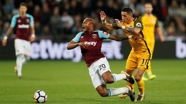 Soccer: Brighton stun West Ham with 3-0 away victory