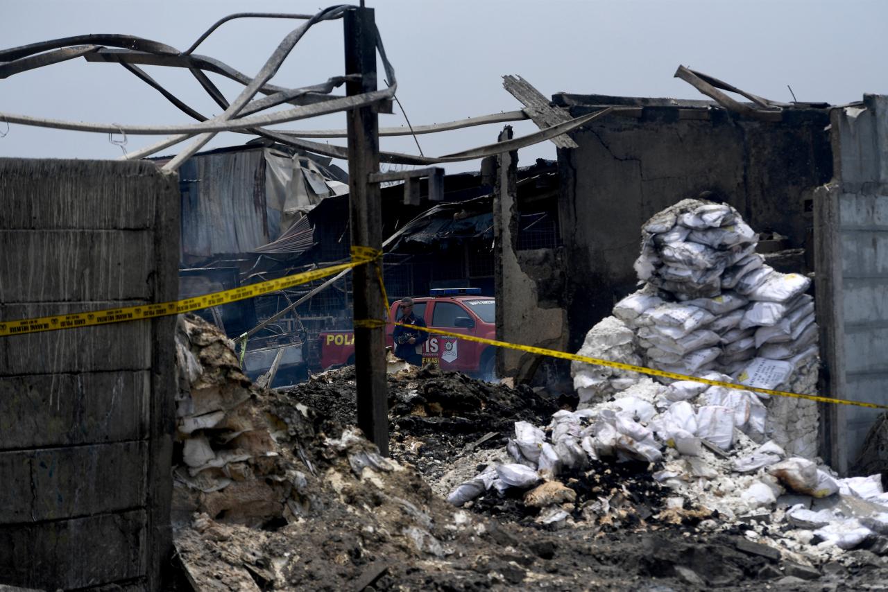 Indonesia detains owner after deadly fireworks factory blaze
