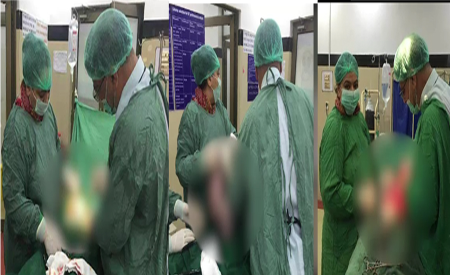 Doctor suspended for taking selfies during operation in Mandi Bahahuddin