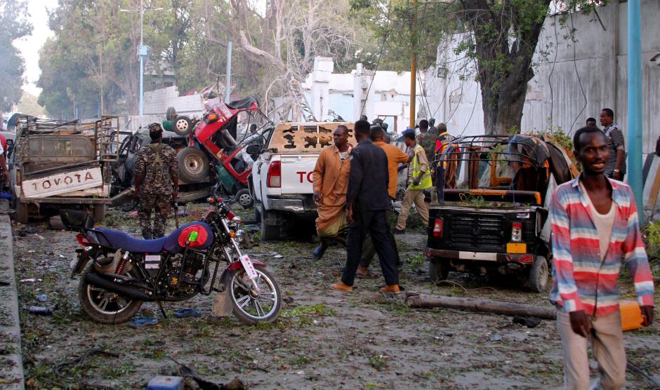 Bombs kill at least 17 people in Somali capital Mogadishu
