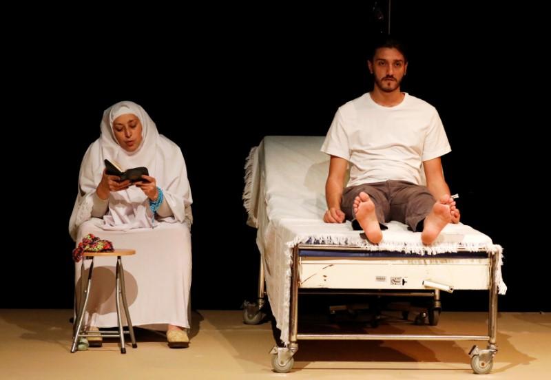 In Beirut, play about Syria's war gets as close to home as it can