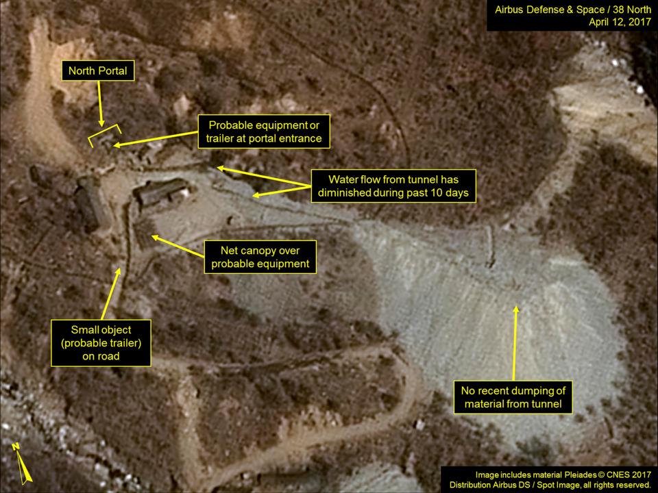 Tunnel collapses at N Korea nuke test site, 200 feared dead