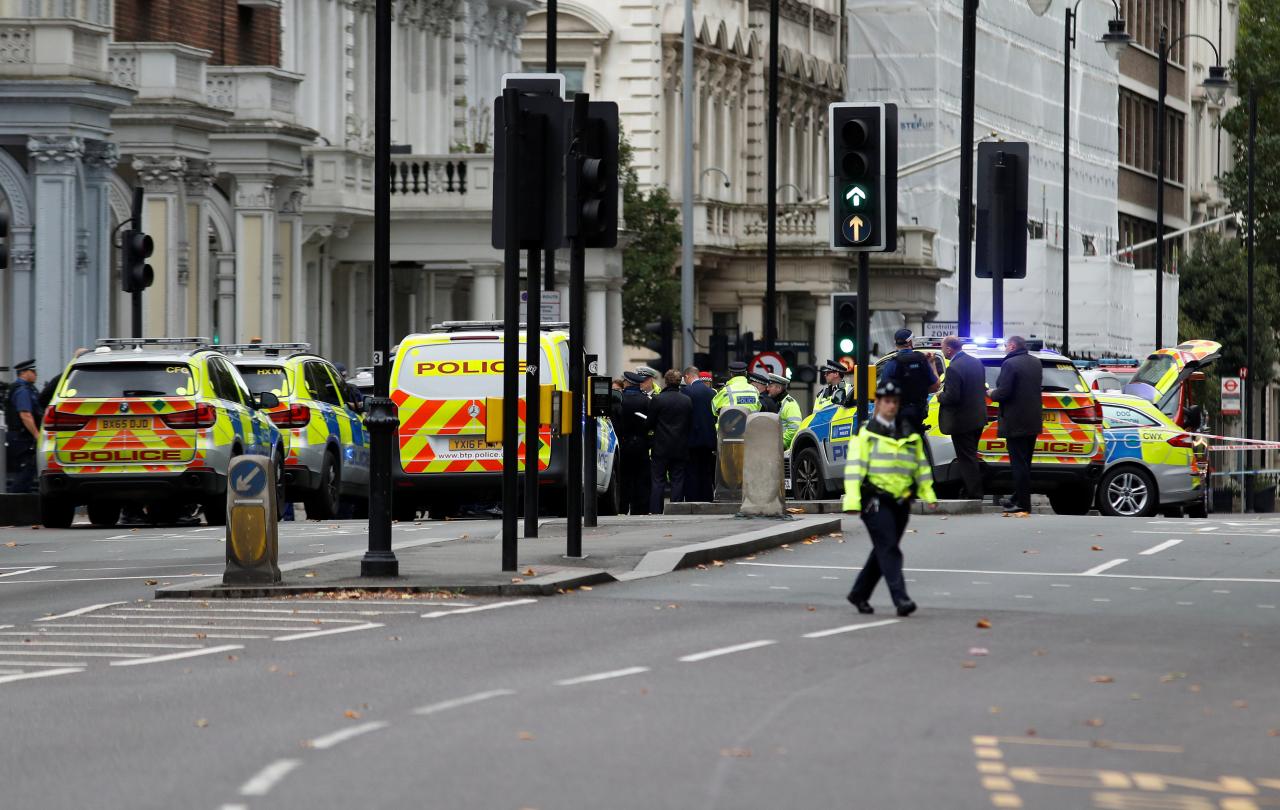 Several hurt in car incident near London museum