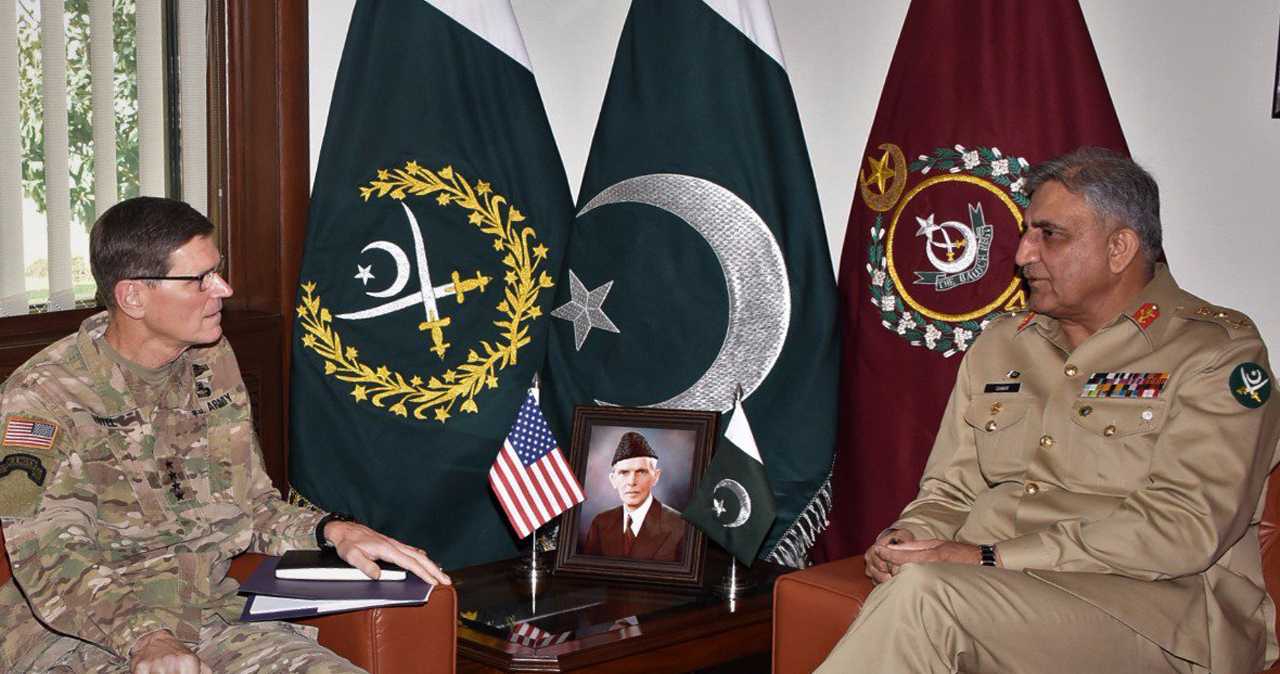 Commander US CENTCOM Gen Joseph L Votel calls on COAS Qamar Bajwa
