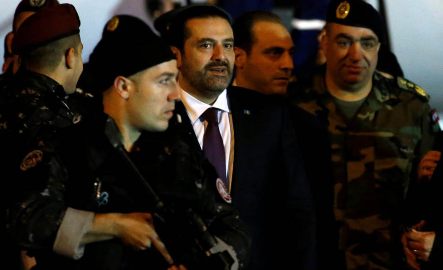 Hariri back in Lebanon for first time since quitting as PM