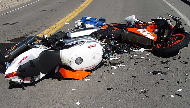 Motorcycle crashes cause far more severe injuries than car accidents