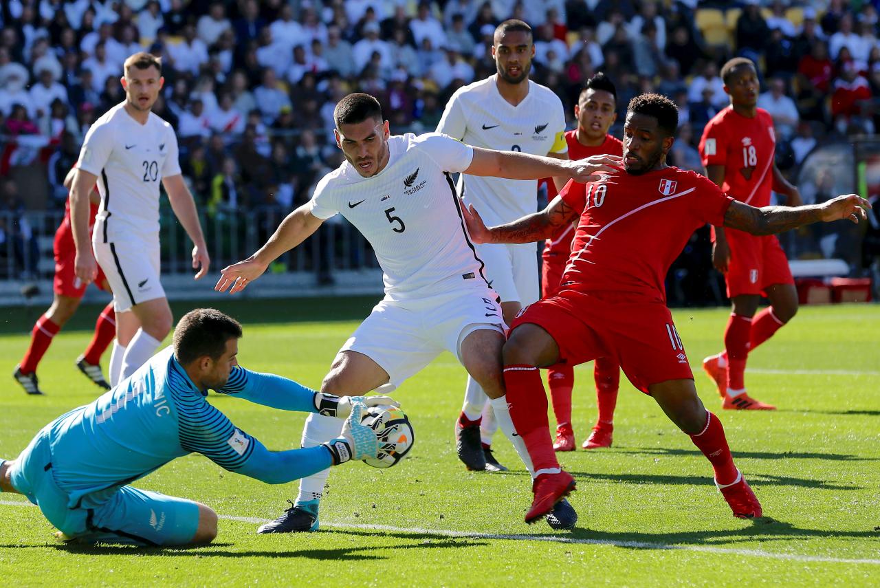 New Zealand and Peru battle to 0-0 draw in playoff