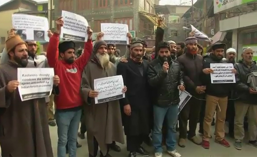 Complete shutdown against martyrdom of innocent Kashmiris in IOK