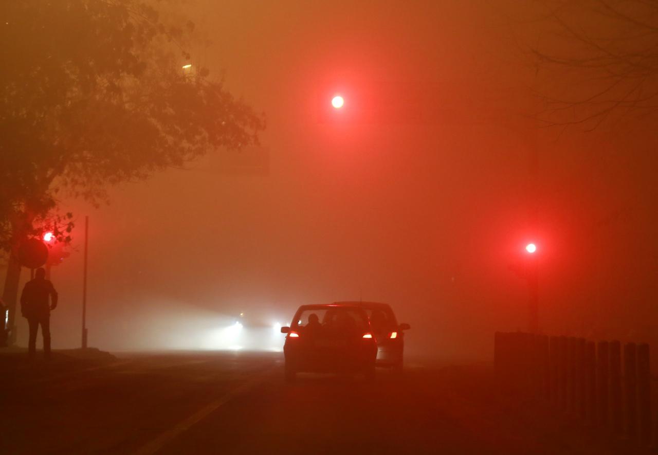 Thick fog blankets parts of Punjab