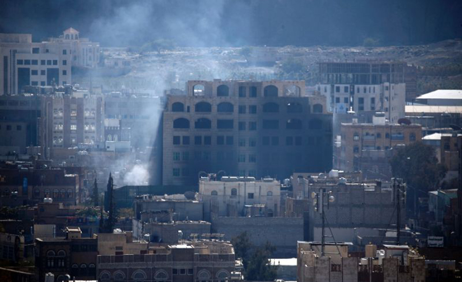 Yemen rattled by air raids as clashes spread