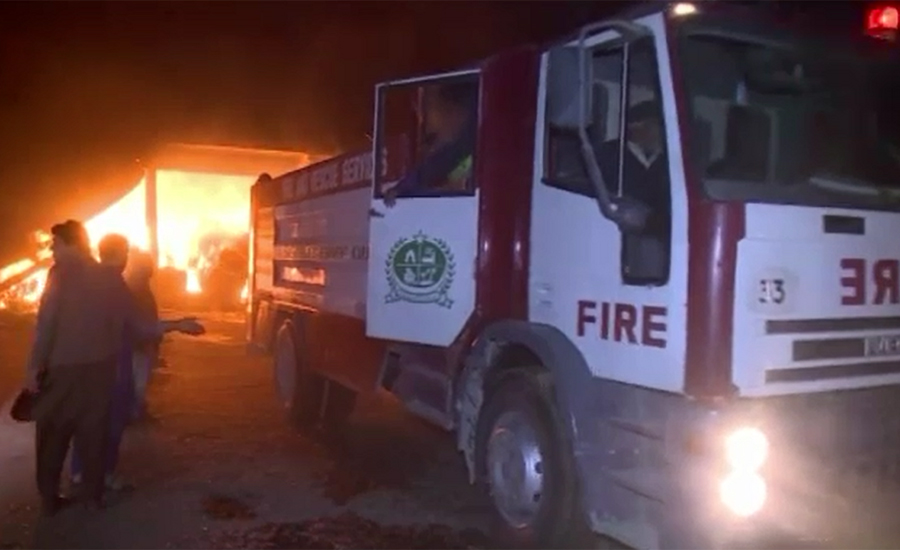 Vegetables worth millions of rupees gutted in Karachi blaze